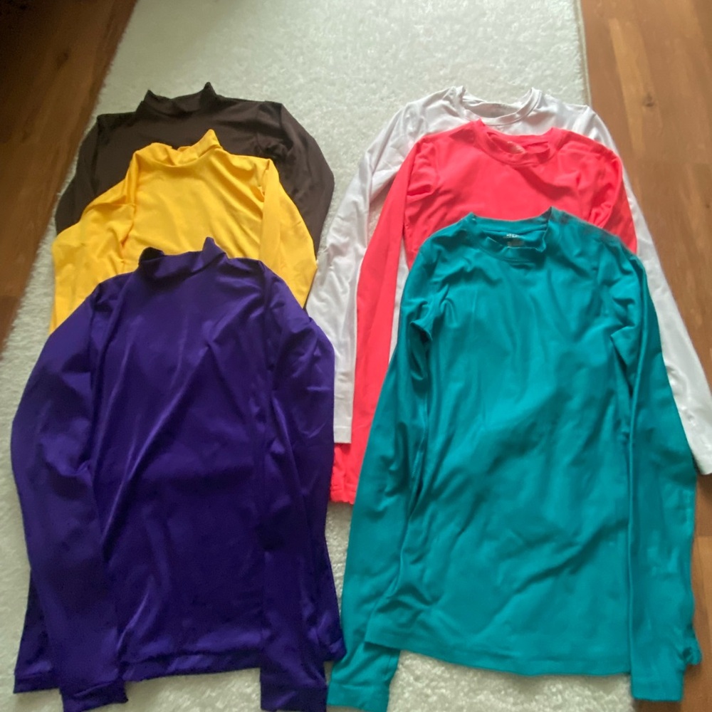 BCG Red and White Long Sleeve Tops